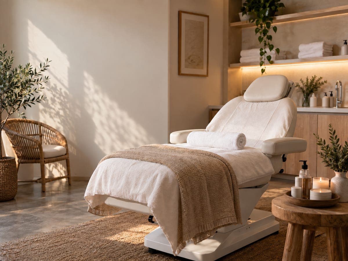 Med spa treatment room